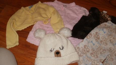 Balík vecí dievčatko jeseň/ zima17 ks veľkosť 80, 68–80