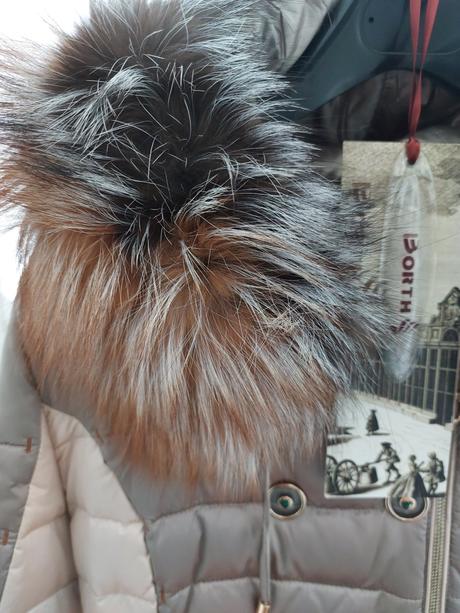 Luxusná bundička s pravou kožušinkou, m