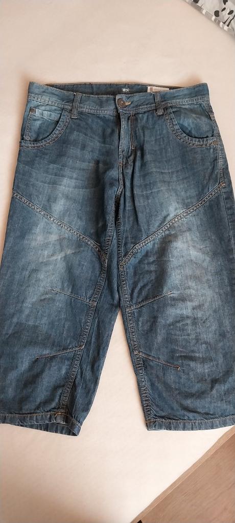 Riflové kraťasy č.30, denim,m