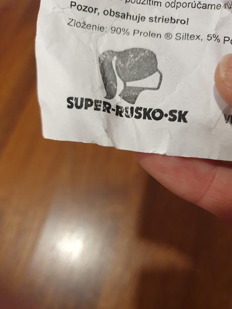 Elastické antibakteriálne rúška - veľké, pre muža, 