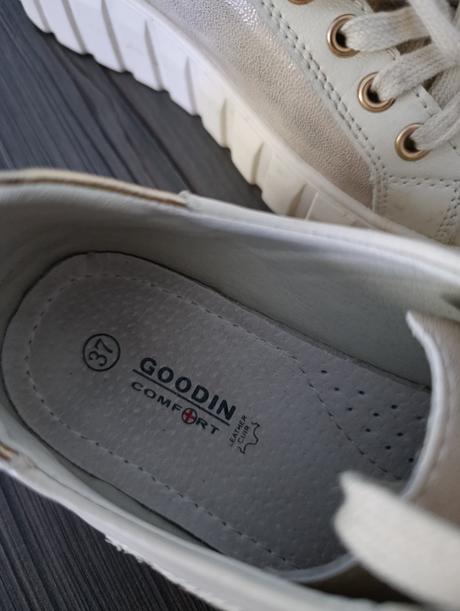 Nové kožené tenisky goodin comfort 37, 37