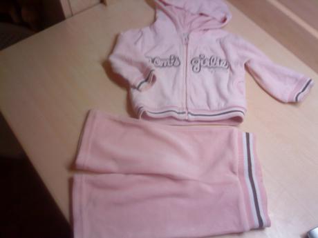 Velúrová súpravička - 0-3 mesiace, reserved,62