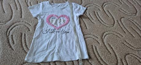 Tričko so srdiečkom, 116
