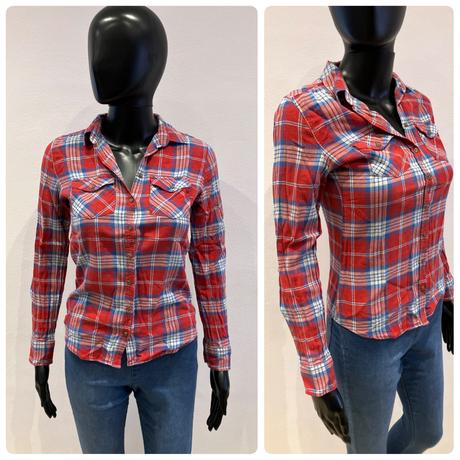 Dámska kockovaná košeľa (xs), sinsay,xs