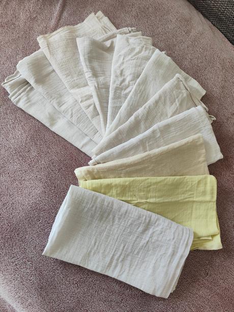 Látkové plienky, 4 kg - 9 kg