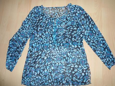 Modra bluzocka - na plavky, m