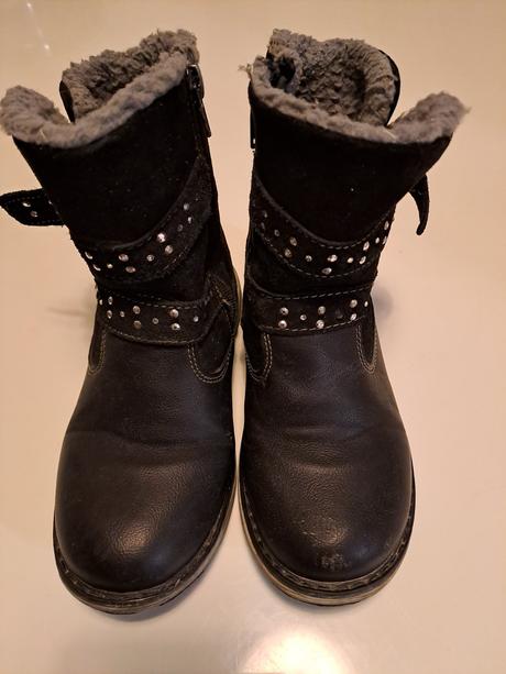 Čierne čižmy pre dievčatko, loap,31