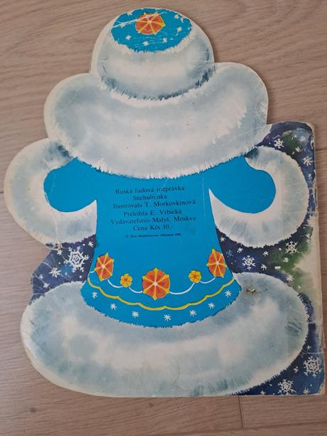 Snehulienka - stará retro knižka, 
