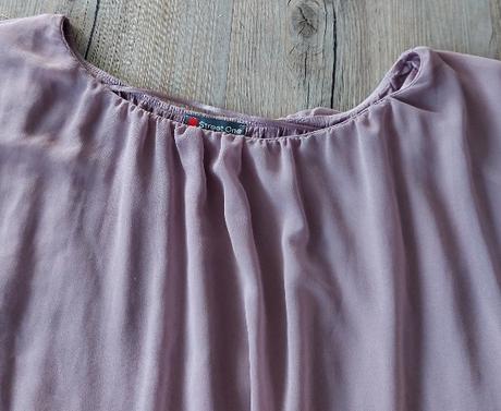 Bledofialový letný top, street one,42