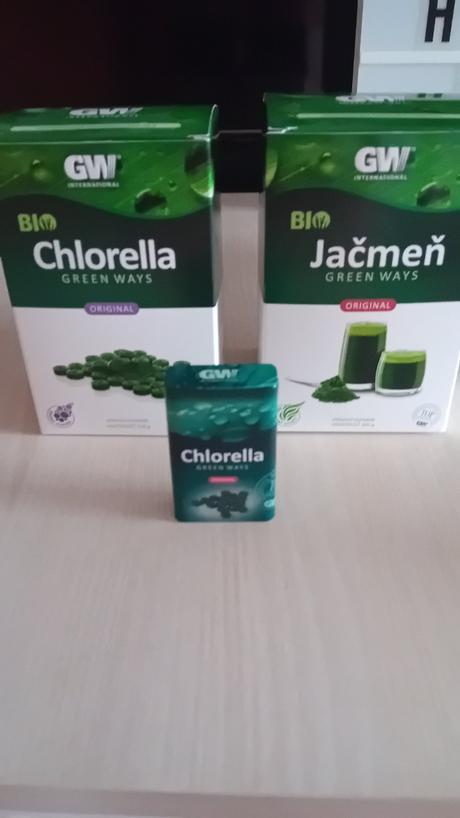 Chlorea a zelený jačmeň, 