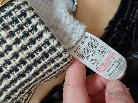 Koženkové šortky a crop top v.128, river island,128