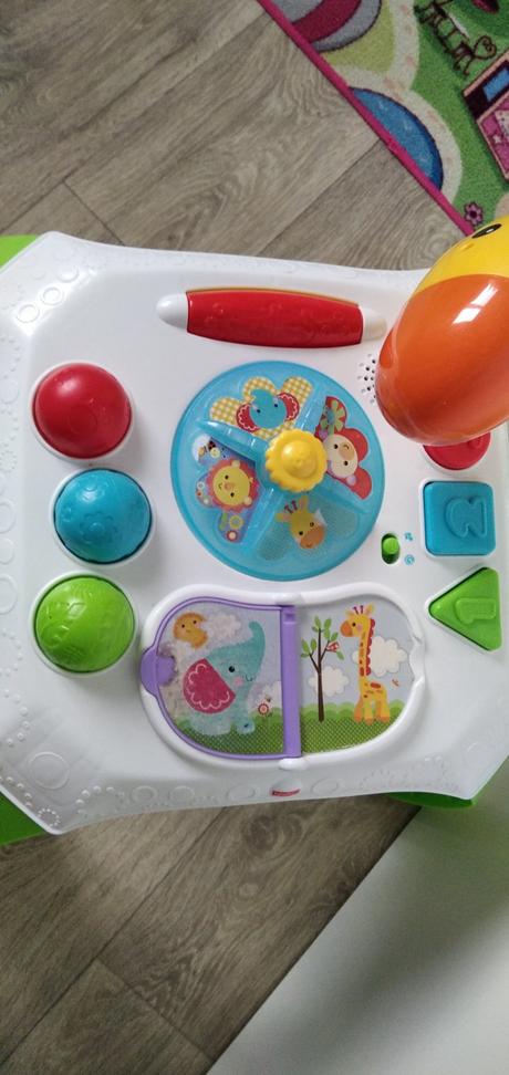 Stolík fisher price žirafa, 