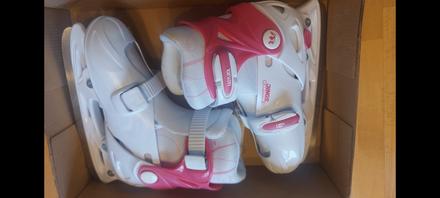 Dievčenské nastaviteľné korčule na ľad 33-36, crowned,36