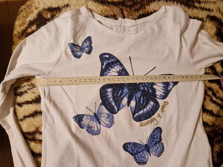 Dievčenské tričko m, h&m,134