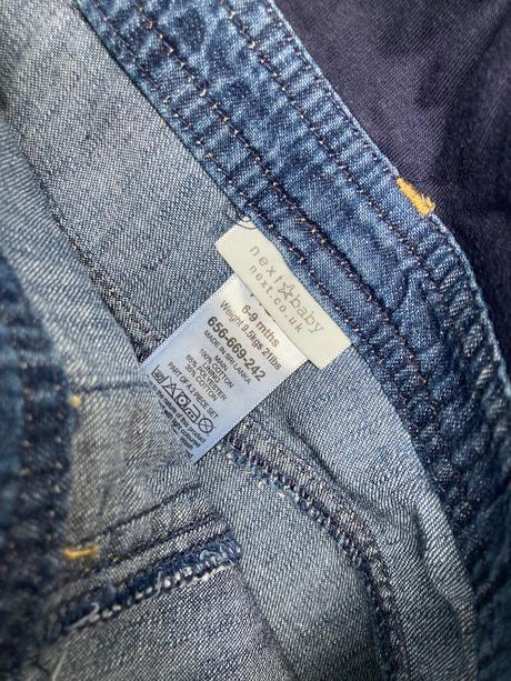 Suprava s krátkymi riflami na traky top stav, next,74