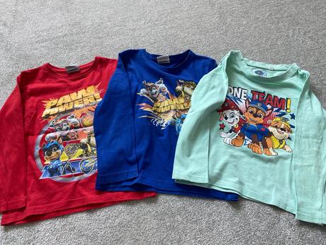 Detské trička dlhy rukáv paw -patrol, 104