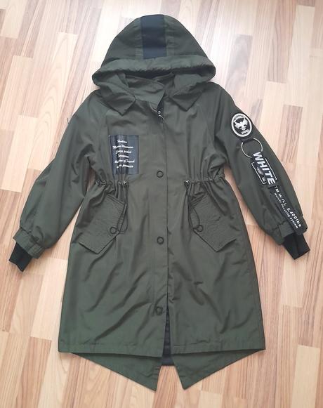 Jarná dámska parka andzela, s