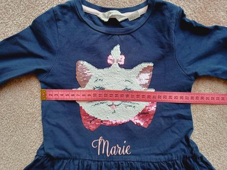 Šaty mačička marie, h&m,98