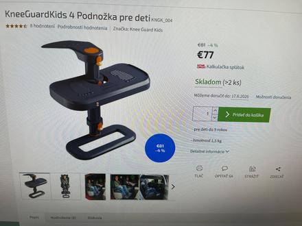 Podnozka do auta k autosedacke,