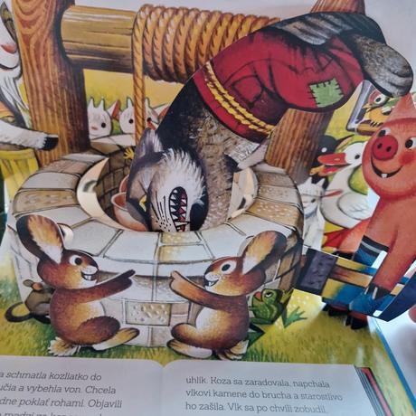 O vlkovi a siedmich kozliatkach - 3d leporelo,