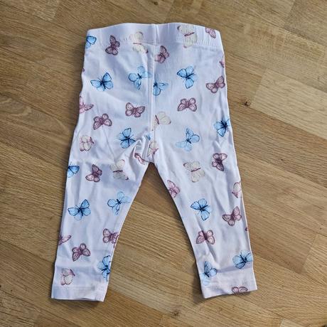 Legínky s motýlikami h&m 74, h&m,74