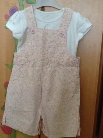 Nohavice s trákmi a tričkom, mothercare,86