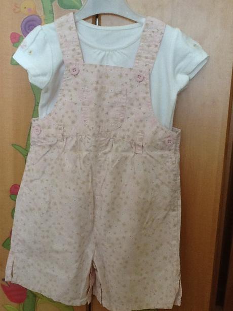 Nohavice s trákmi a tričkom, mothercare,86