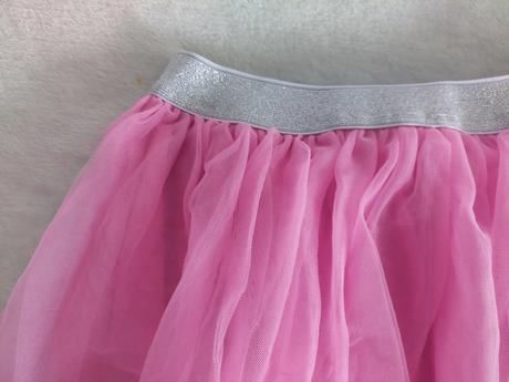 Bledoružová tylová suknička zn.george veľ.116-122, george,116