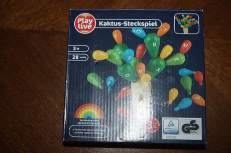 Kaktus - drevena montessori hra,