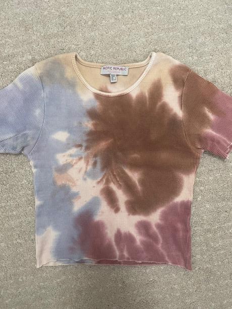 Batikované tričko, pull&bear,xs