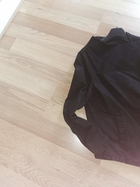 Krátka bunda z brúsenéj kože, takko,42