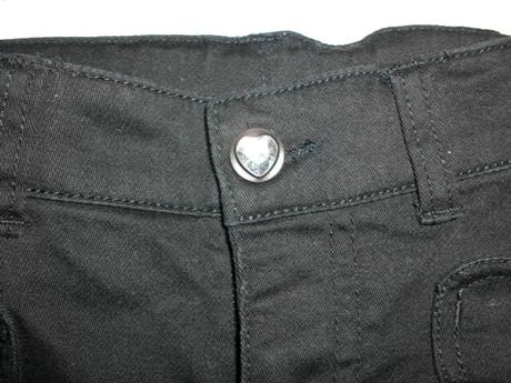 Trendy srdiečkové kraťasky pre 6-7 r. slečnu, h&m,122