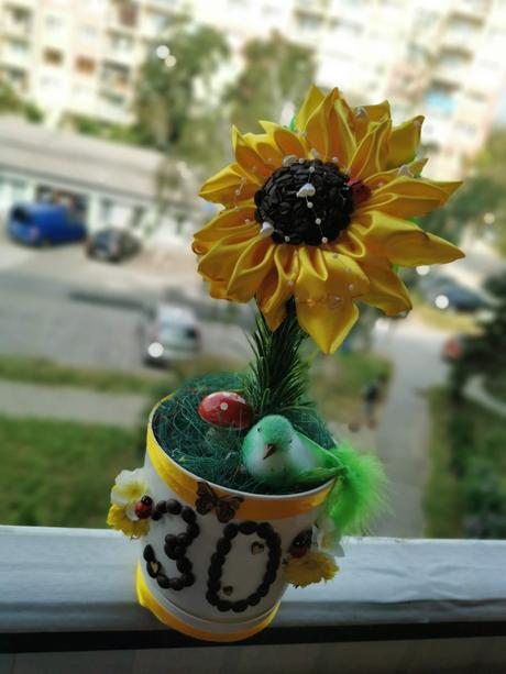 Slnečnicky v črepníčku, 