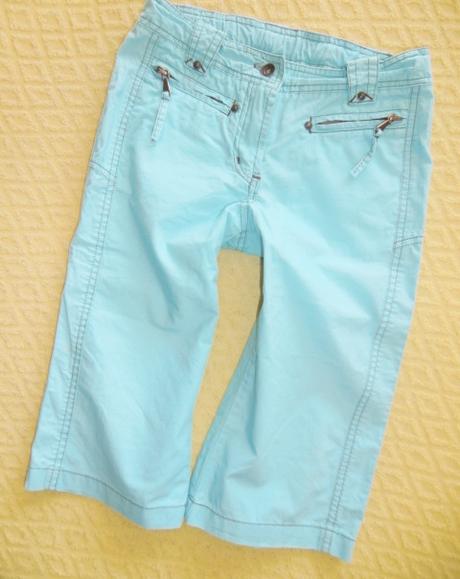 3/4 kraťasy riflové vel 122/128, 122