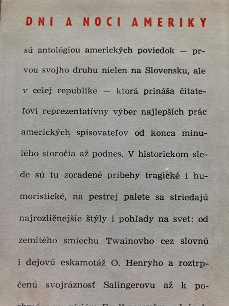 Dni a noci ameriky-prvé vyd.1964,