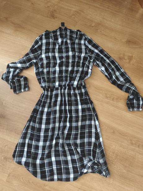 Kockovane saty, esmara,xs