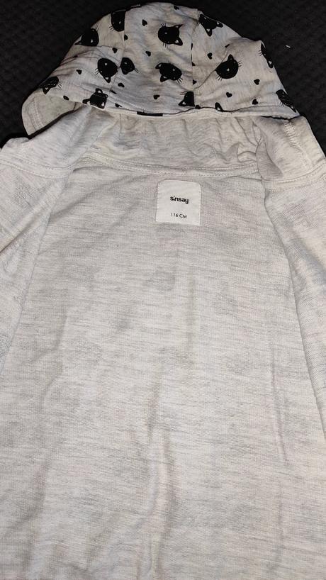 Mačičková mikina, sinsay,116