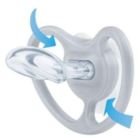 Nuk silikónový cumlík space žaba 1ks, 0-6m, nuk