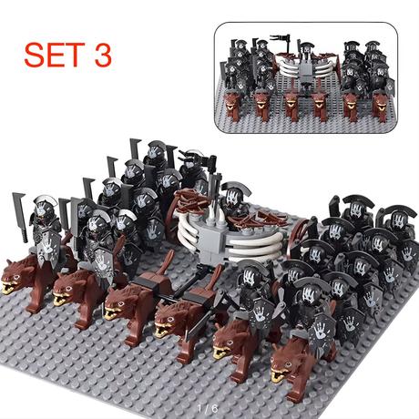 Figúrky pán prsteňov 5 typ lego, nové,