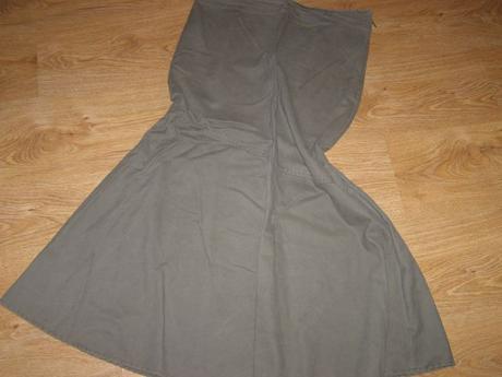 Zn. roberto dlhšia sukňa olivovej farby, 42