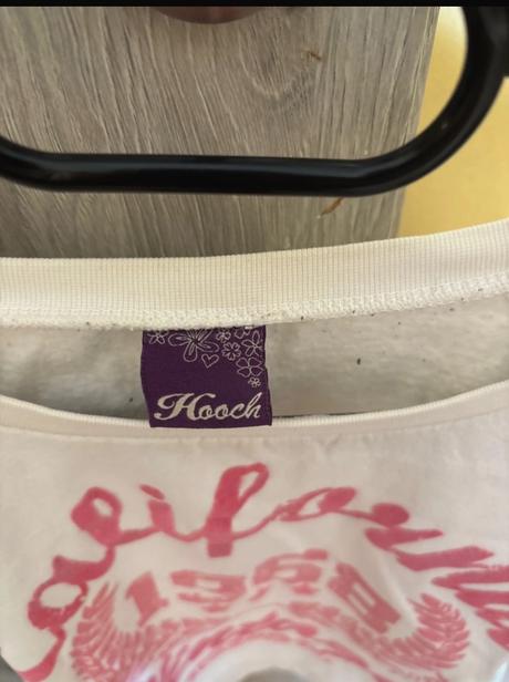 Bielo ruzova mikina hooch xs, xs