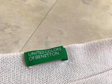 Cvernový pulóver benetton, benetton,l