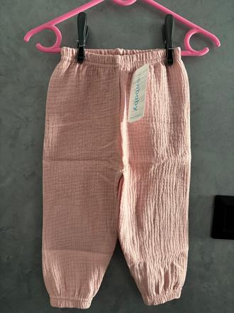 Mušelinové nohavice, new baby,86