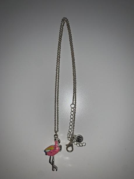 Náhrdelník s plameniakom, h&m