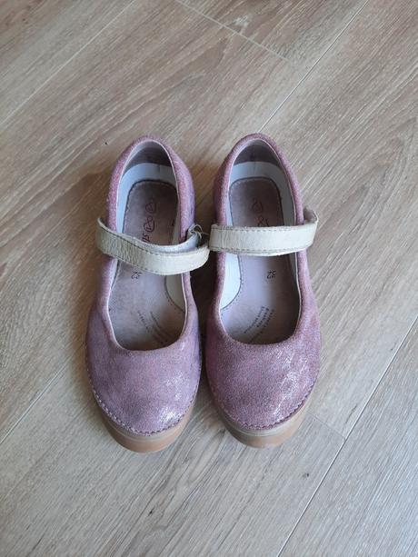 Ružovo trblietavé balerínky, d.d.step,32