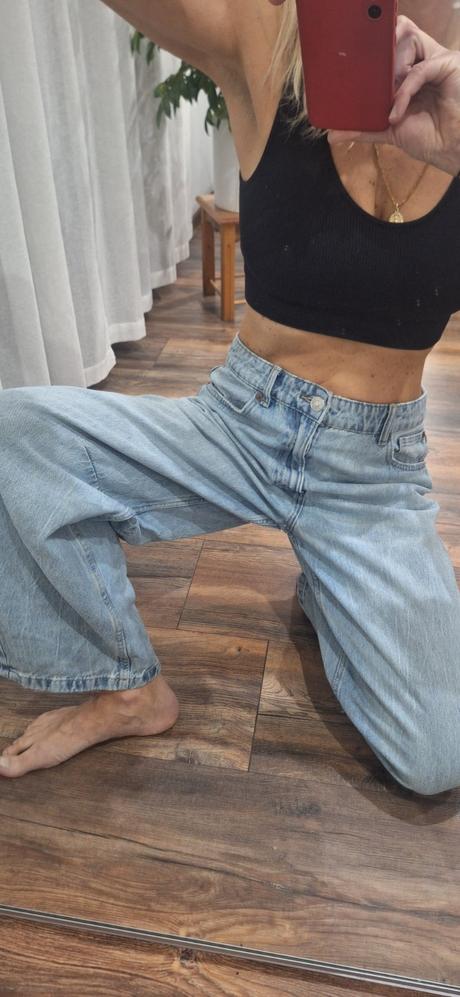 Široke rifle baggy zara vel 40/42, zara,40