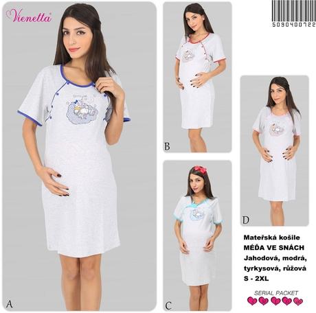 Materská nočná košeľa, l / m / s / xl / xxl
