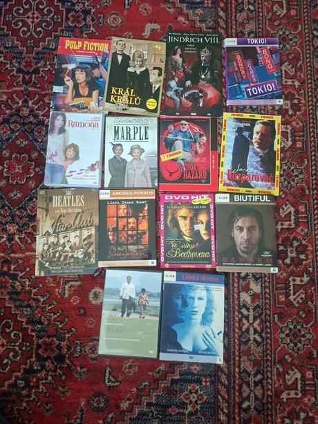 Predám dvd filmy rôzne vid foto cena 0,50/kus, 