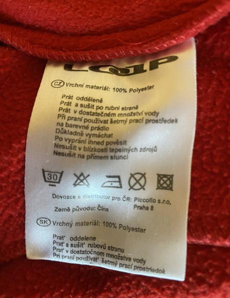 Kvalitná flisová mikina loap v. xs/s, loap,xs