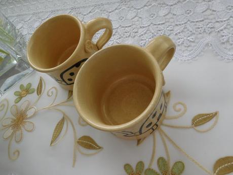 Hrnček keramický 2 kusy-lienka, 